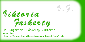 viktoria faskerty business card