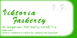 viktoria faskerty business card